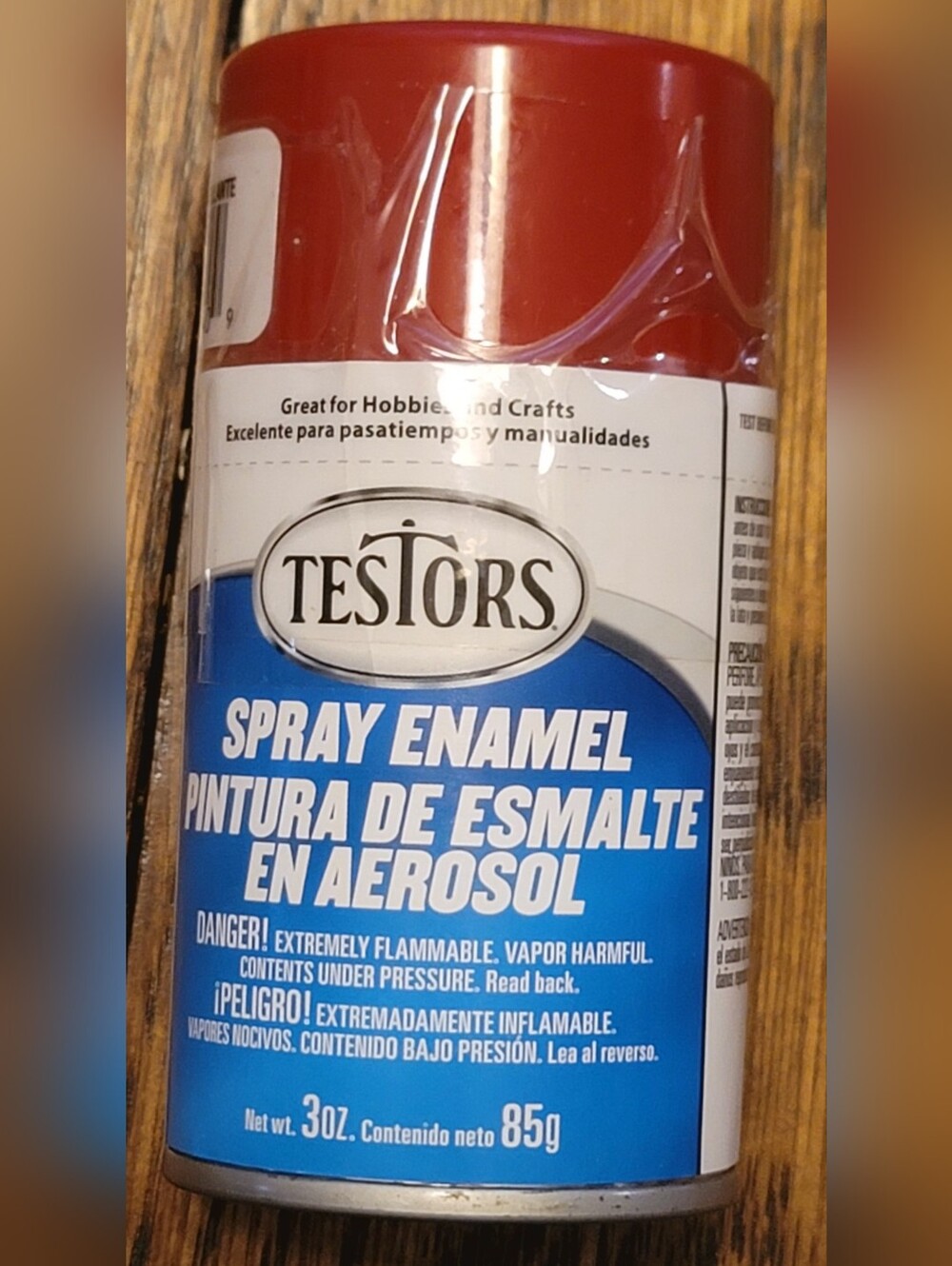 Red Spray Enamel Paint - Gloss Finish